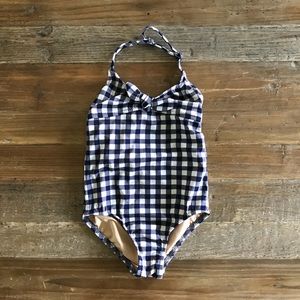 Crewcuts Size 2 Gingham Swimsuit